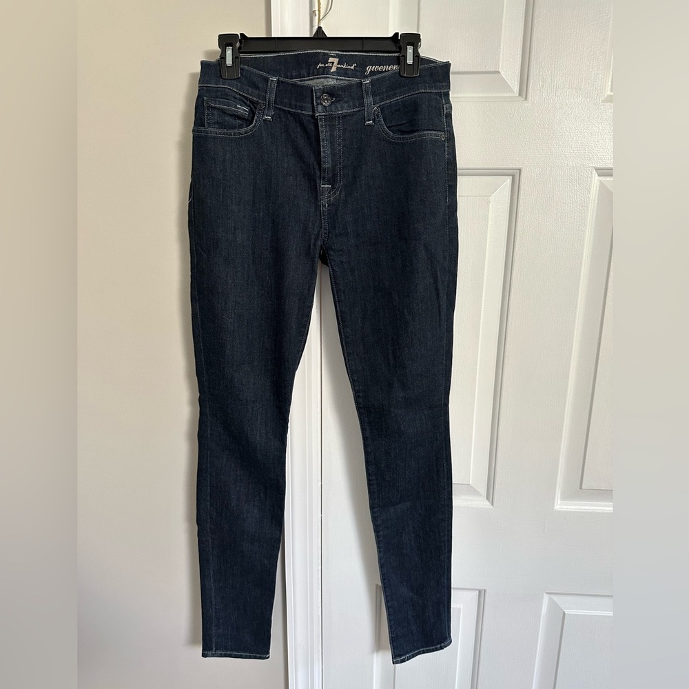 7 for all mankind dark woman’s denim.
